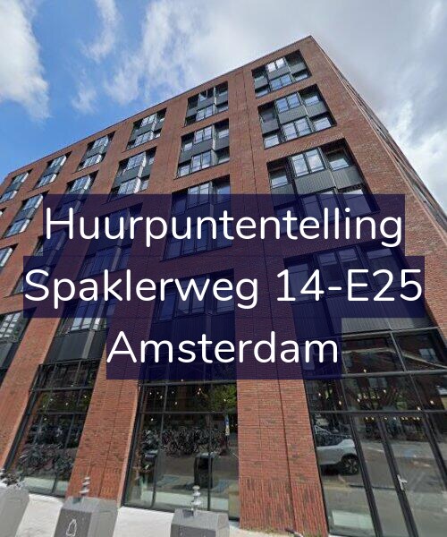 Foto gevel Huurpuntentelling voor Spaklerweg 14-E25, Amsterdam