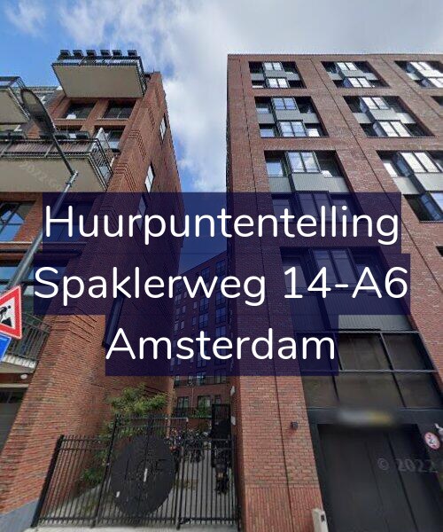 Foto gevel Huurpuntentelling voor Spaklerweg 14-A6, Amsterdam