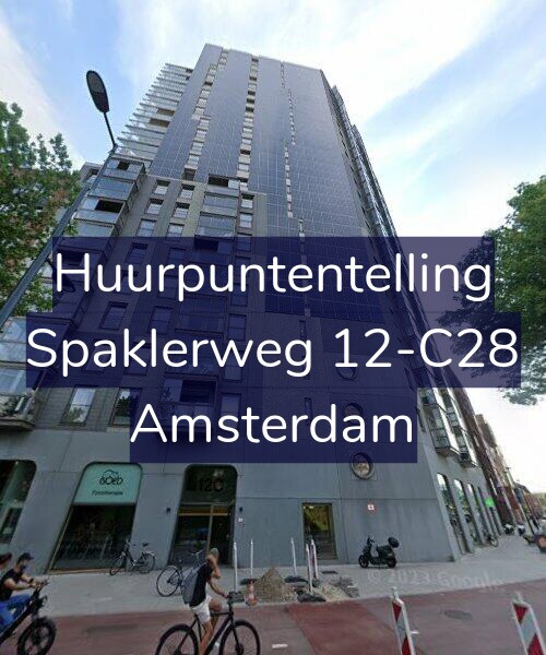Foto gevel Huurpuntentelling voor Spaklerweg 12-C28, Amsterdam