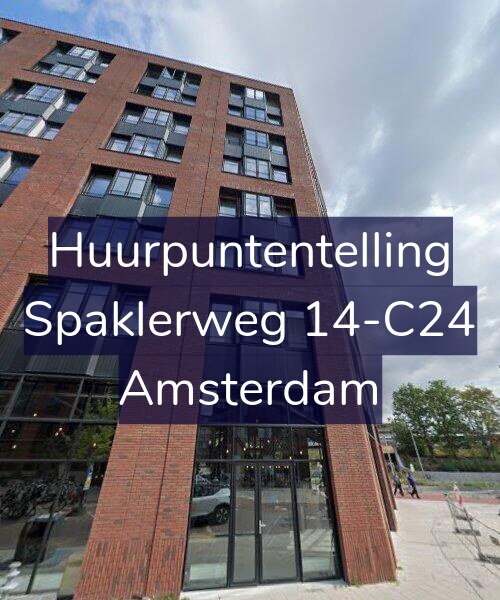 Foto gevel Huurpuntentelling voor Spaklerweg 14-C24, Amsterdam