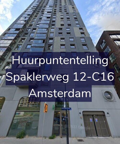 Foto gevel Huurpuntentelling voor Spaklerweg 12-C16, Amsterdam