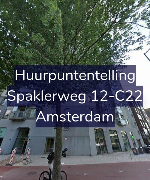 Foto gevel Huurpuntentelling voor Spaklerweg 12-C22, Amsterdam