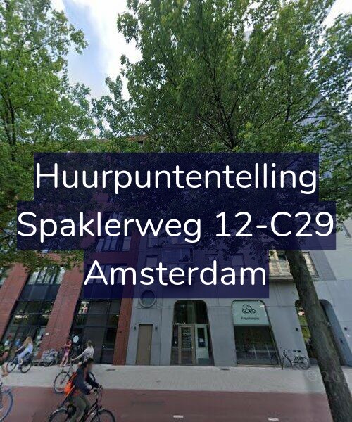 Foto gevel Huurpuntentelling voor Spaklerweg 12-C29, Amsterdam
