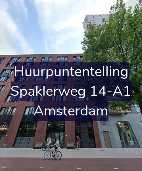 Foto gevel Huurpuntentelling voor Spaklerweg 14-A1, Amsterdam