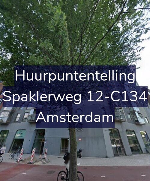 Foto gevel Huurpuntentelling voor Spaklerweg 12-C134, Amsterdam