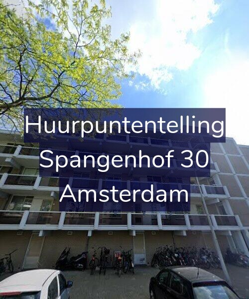 Foto gevel Huurpuntentelling voor Spangenhof 30, Amsterdam