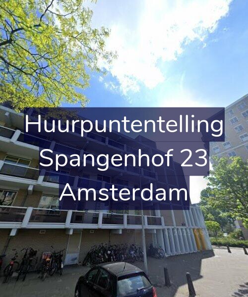 Foto gevel Huurpuntentelling voor Spangenhof 23, Amsterdam