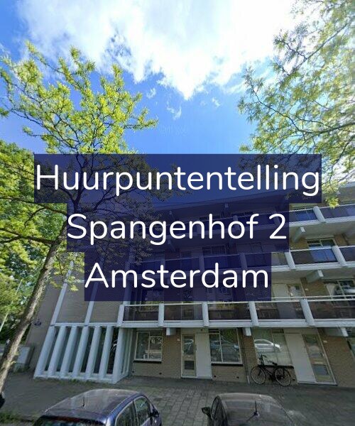 Foto gevel Huurpuntentelling voor Spangenhof 2, Amsterdam