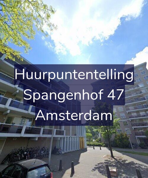 Foto gevel Huurpuntentelling voor Spangenhof 47, Amsterdam