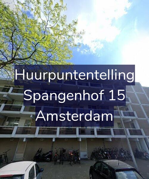 Foto gevel Huurpuntentelling voor Spangenhof 15, Amsterdam