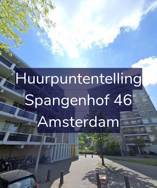 Foto gevel Huurpuntentelling voor Spangenhof 46, Amsterdam