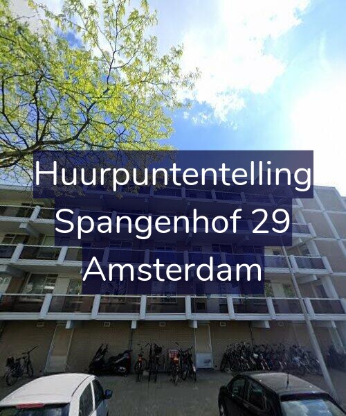 Foto gevel Huurpuntentelling voor Spangenhof 29, Amsterdam