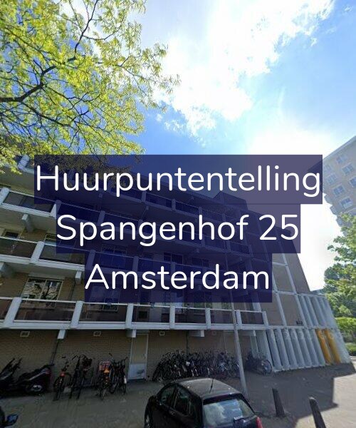 Foto gevel Huurpuntentelling voor Spangenhof 25, Amsterdam