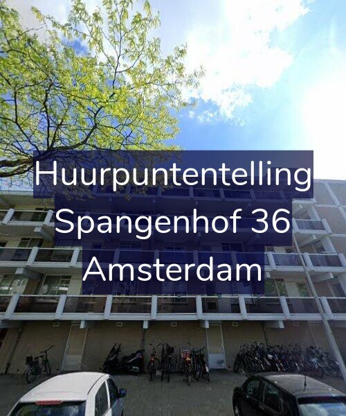 Foto gevel Huurpuntentelling voor Spangenhof 36, Amsterdam