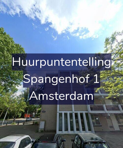 Foto gevel Huurpuntentelling voor Spangenhof 1, Amsterdam