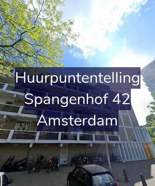 Foto gevel Huurpuntentelling voor Spangenhof 42, Amsterdam