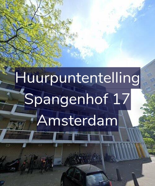 Foto gevel Huurpuntentelling voor Spangenhof 17, Amsterdam