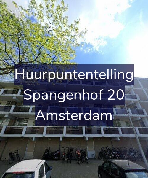 Foto gevel Huurpuntentelling voor Spangenhof 20, Amsterdam