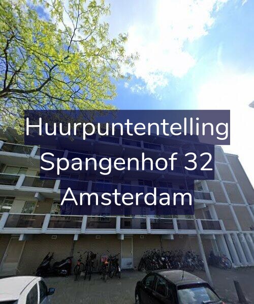 Foto gevel Huurpuntentelling voor Spangenhof 32, Amsterdam