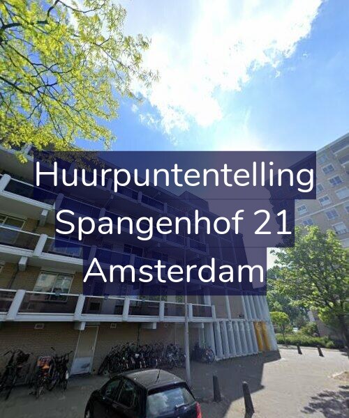 Foto gevel Huurpuntentelling voor Spangenhof 21, Amsterdam