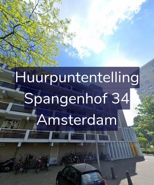 Foto gevel Huurpuntentelling voor Spangenhof 34, Amsterdam