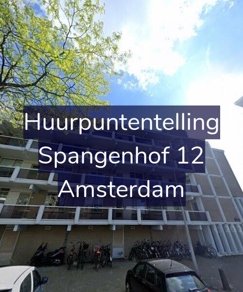 Foto gevel Huurpuntentelling voor Spangenhof 12, Amsterdam
