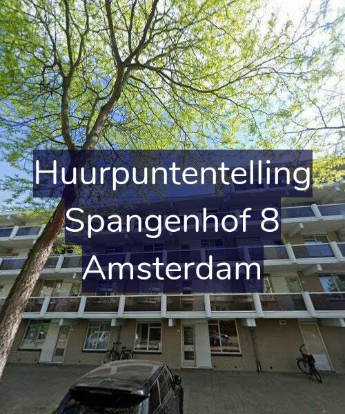 Foto gevel Huurpuntentelling voor Spangenhof 8, Amsterdam