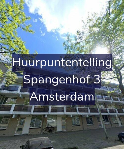 Foto gevel Huurpuntentelling voor Spangenhof 3, Amsterdam