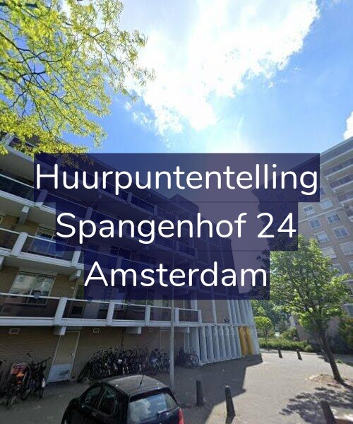 Foto gevel Huurpuntentelling voor Spangenhof 24, Amsterdam