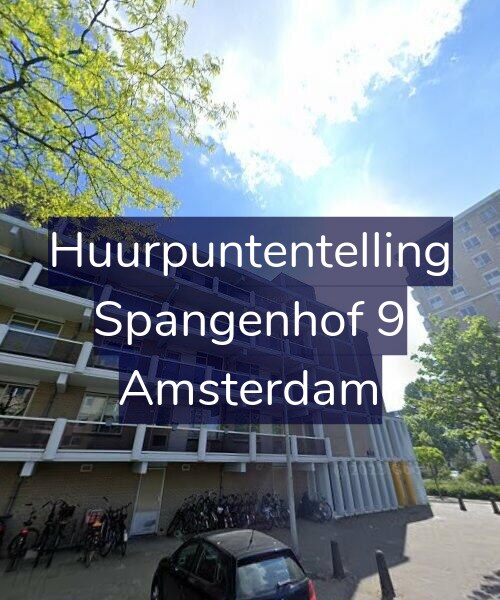 Foto gevel Huurpuntentelling voor Spangenhof 9, Amsterdam