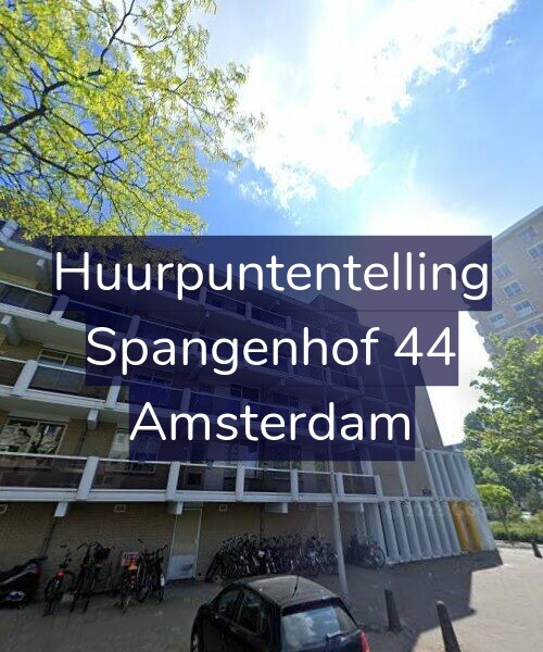 Foto gevel Huurpuntentelling voor Spangenhof 44, Amsterdam