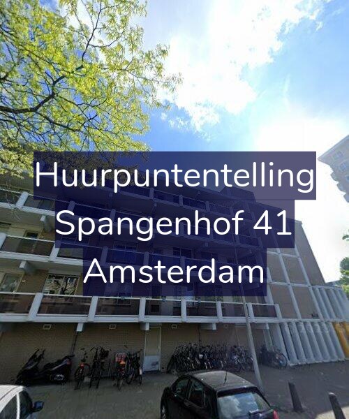 Foto gevel Huurpuntentelling voor Spangenhof 41, Amsterdam