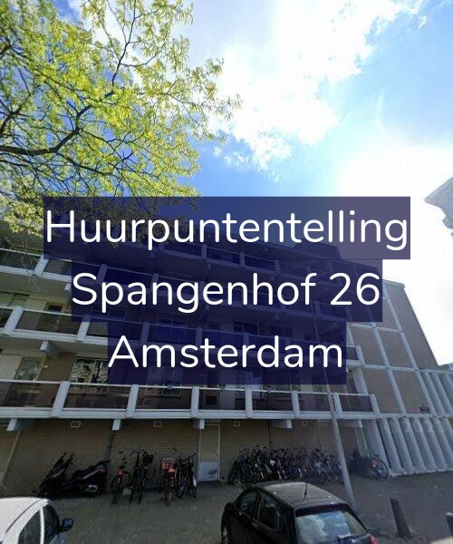 Foto gevel Huurpuntentelling voor Spangenhof 26, Amsterdam