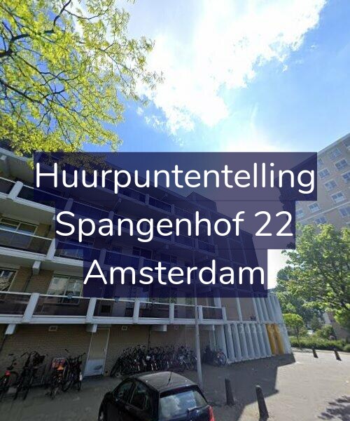 Foto gevel Huurpuntentelling voor Spangenhof 22, Amsterdam