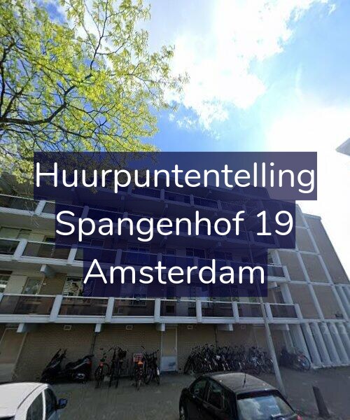 Foto gevel Huurpuntentelling voor Spangenhof 19, Amsterdam
