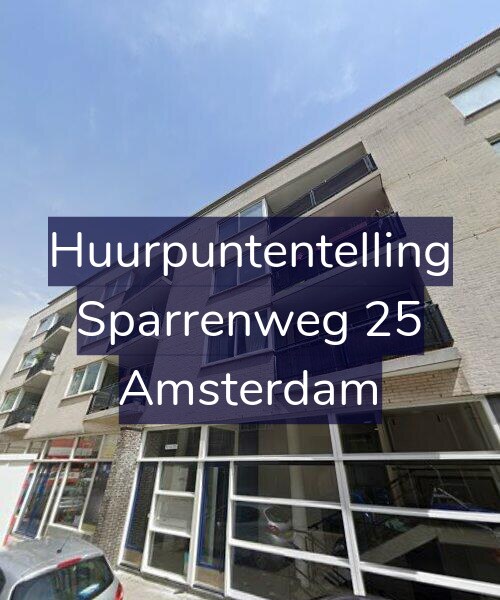 Foto gevel Huurpuntentelling voor Sparrenweg 25, Amsterdam