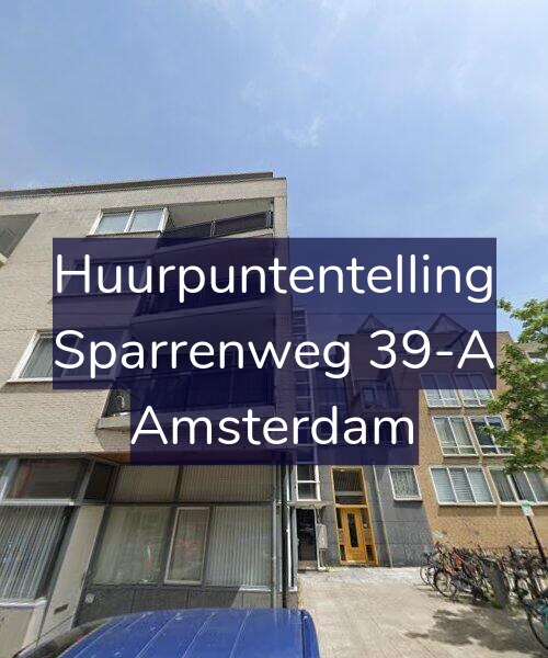Foto gevel Huurpuntentelling voor Sparrenweg 39-A, Amsterdam