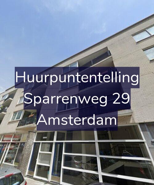 Foto gevel Huurpuntentelling voor Sparrenweg 29, Amsterdam