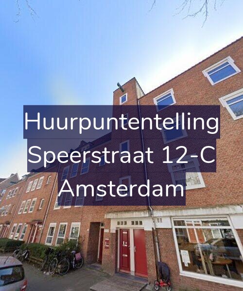 Foto gevel Huurpuntentelling voor Speerstraat 12-C, Amsterdam