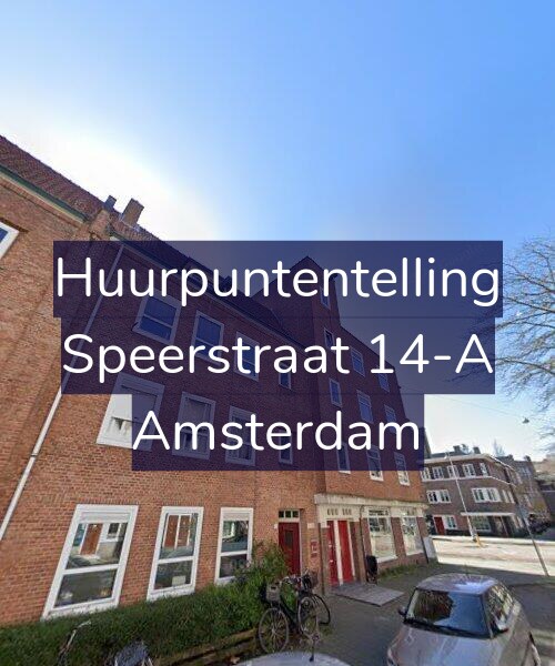 Foto gevel Huurpuntentelling voor Speerstraat 14-A, Amsterdam