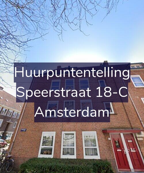 Foto gevel Huurpuntentelling voor Speerstraat 18-C, Amsterdam