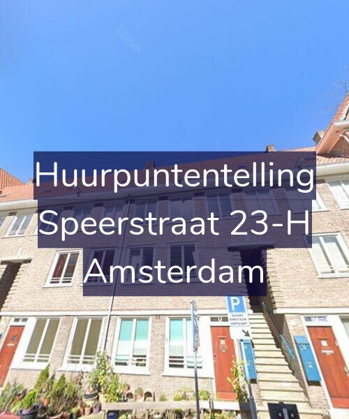 Foto gevel Huurpuntentelling voor Speerstraat 23-H, Amsterdam