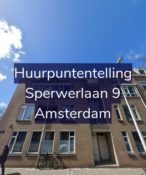 Foto gevel Huurpuntentelling voor Sperwerlaan 9, Amsterdam