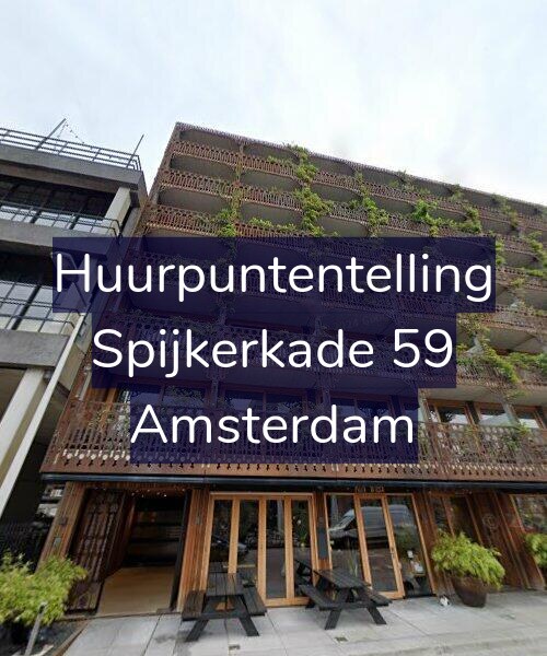 Foto gevel Huurpuntentelling voor Spijkerkade 59, Amsterdam