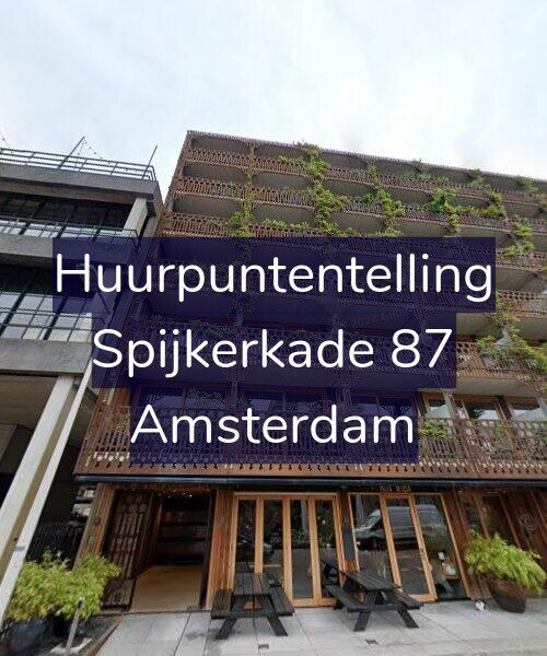 Foto gevel Huurpuntentelling voor Spijkerkade 87, Amsterdam