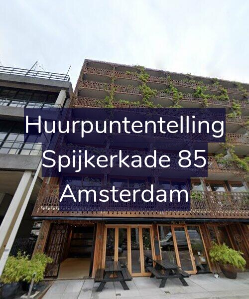 Foto gevel Huurpuntentelling voor Spijkerkade 85, Amsterdam