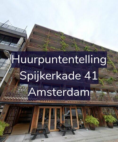 Foto gevel Huurpuntentelling voor Spijkerkade 41, Amsterdam