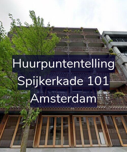Foto gevel Huurpuntentelling voor Spijkerkade 101, Amsterdam