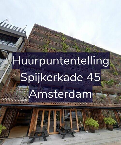 Foto gevel Huurpuntentelling voor Spijkerkade 45, Amsterdam