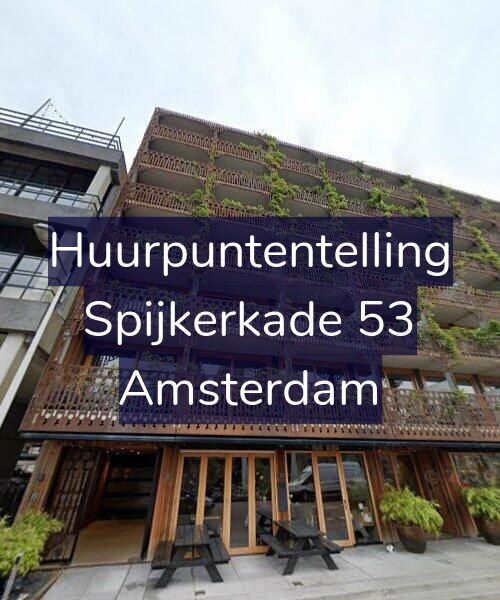 Foto gevel Huurpuntentelling voor Spijkerkade 53, Amsterdam